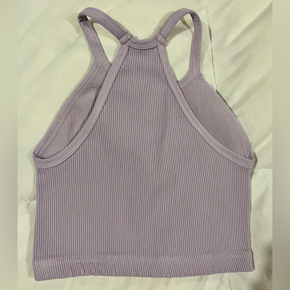 NWOT Free People Movement Happiness Runs Crop Tank Lavender Glaze Purple Sz XS/S - Picture 7 of 7
